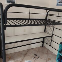 Twin Loft Bed With Desk For Sale