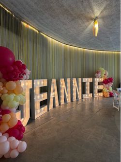 Marquee Wooden Letters