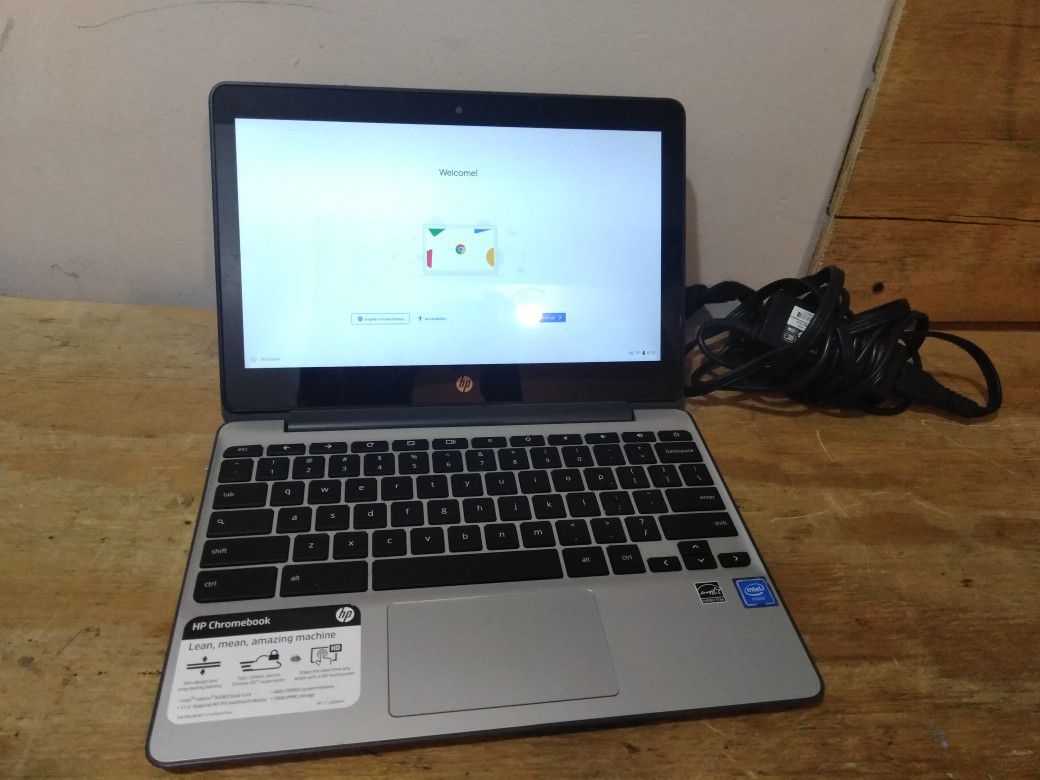 HP Chromebook Fast Portable Touch Screen Laptop