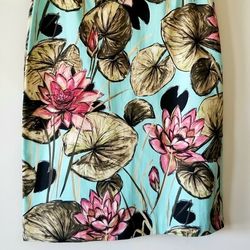 Tropical Print Skirt M