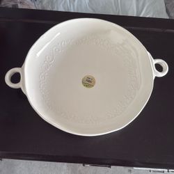 Big White Serving Bowl