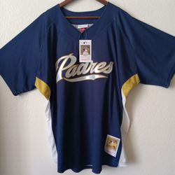 Size 2XL Trevor Hoffman San Diego Padres Mitchell And Ness Men's Cooperstown 2007 Authentic Batting Practice Player Jersey