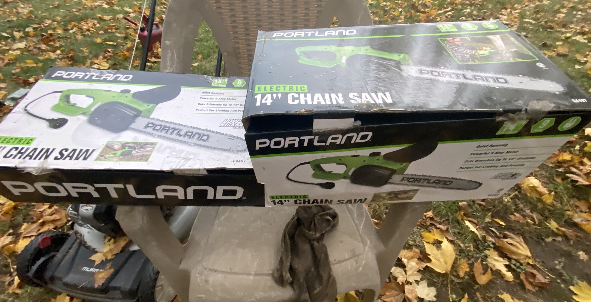 Electric Chain Saw, Used Once on some branches 