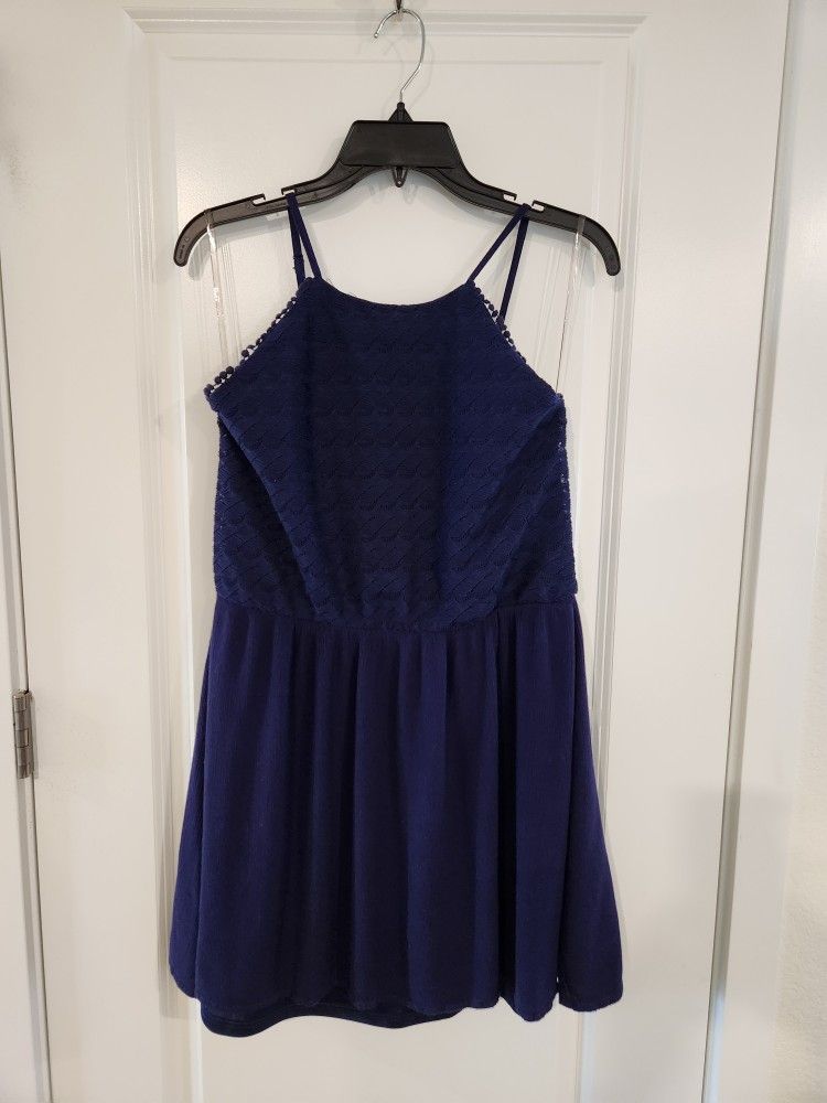 Women Lily Rose Dress Size(XL)Colr Blue, New without tag