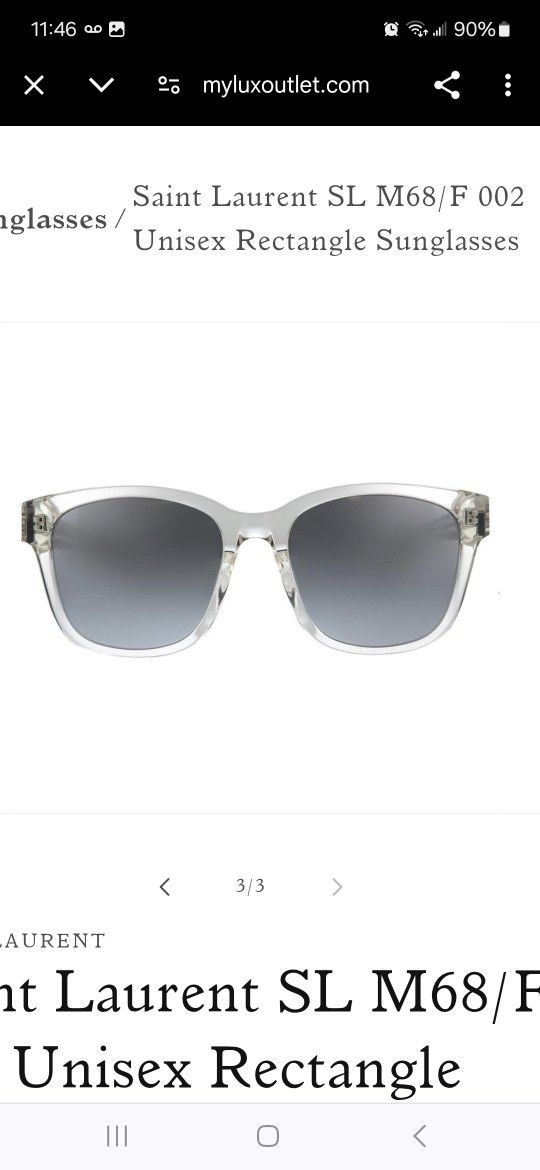 Saint Laurent® SL M23/K Nude/Black Sunglasses