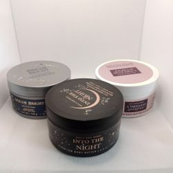 Bath and Body Works body butters into the night, 1000 wishes , and dream bright 