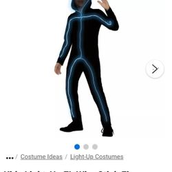 Kids Light Up Wire Stick Figure Costume 