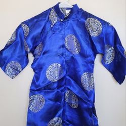 Vietnamese Toddler Boy Ao Dai Top Dress Shirt 