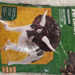 Dog costume headpiece with horns