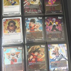Collectable Dragon Ball Cards 15 Dollars Per Card (rare Ones Are Different Prices)
