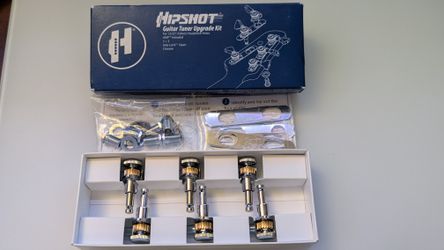 Hipshot Chrome Locking Tuners (10mm 3+3) NEW