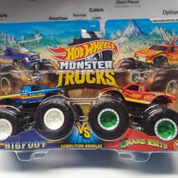 Hot Wheels , Bigfoot vs. Snakebite , Monster Trucks