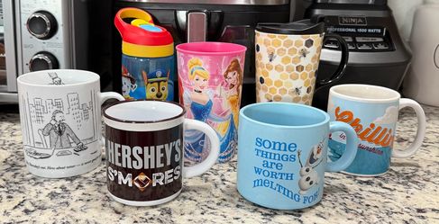 7 cup  $7 for bundle no chips or cracks excellent condition a few used