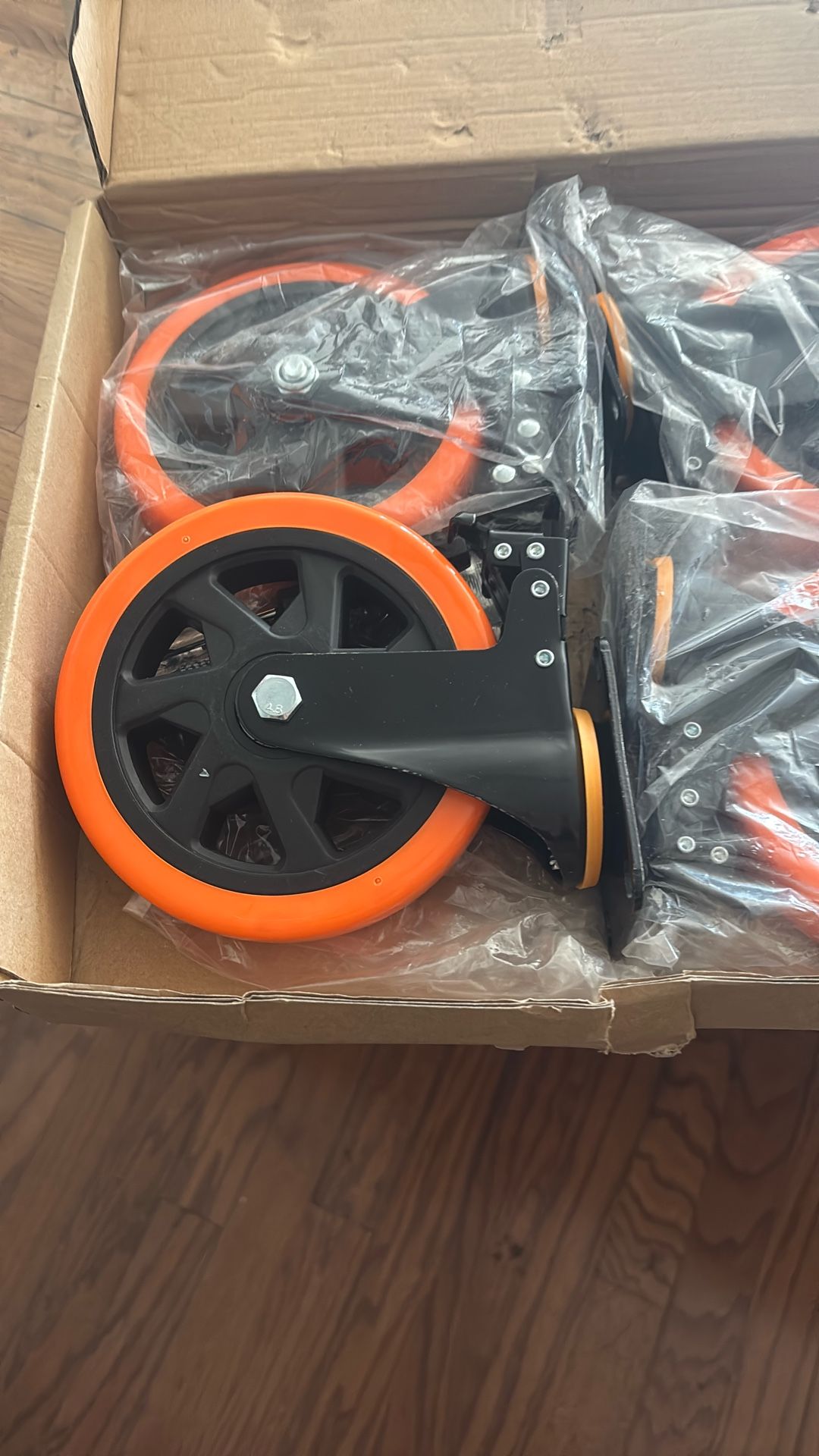 6" casters composite materials