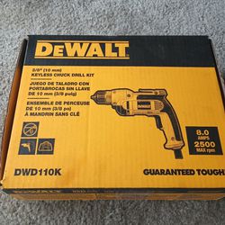 Keyless Chuck Drill Dewalt