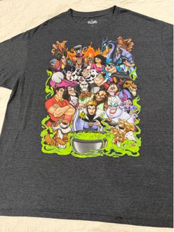 Disney Villains Tshirt Mens 2xl preowned