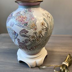 Hand Painted Ocean Fish Lamp