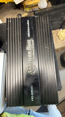 American bass 3500 w amp