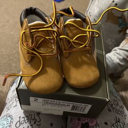 Brand New Timberlands With Beanie 