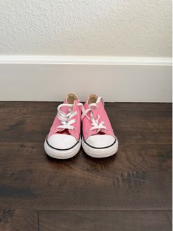 Pink toddler Converse, size 10