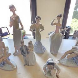 Lladro Porcelain Figurine Set