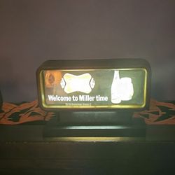 Vintage 1981 It's Miller Time Miller High Life Cash Register Light