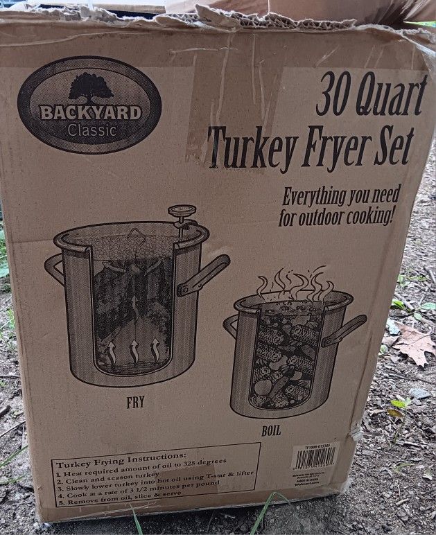 30 Quart Turkey Fryer Set