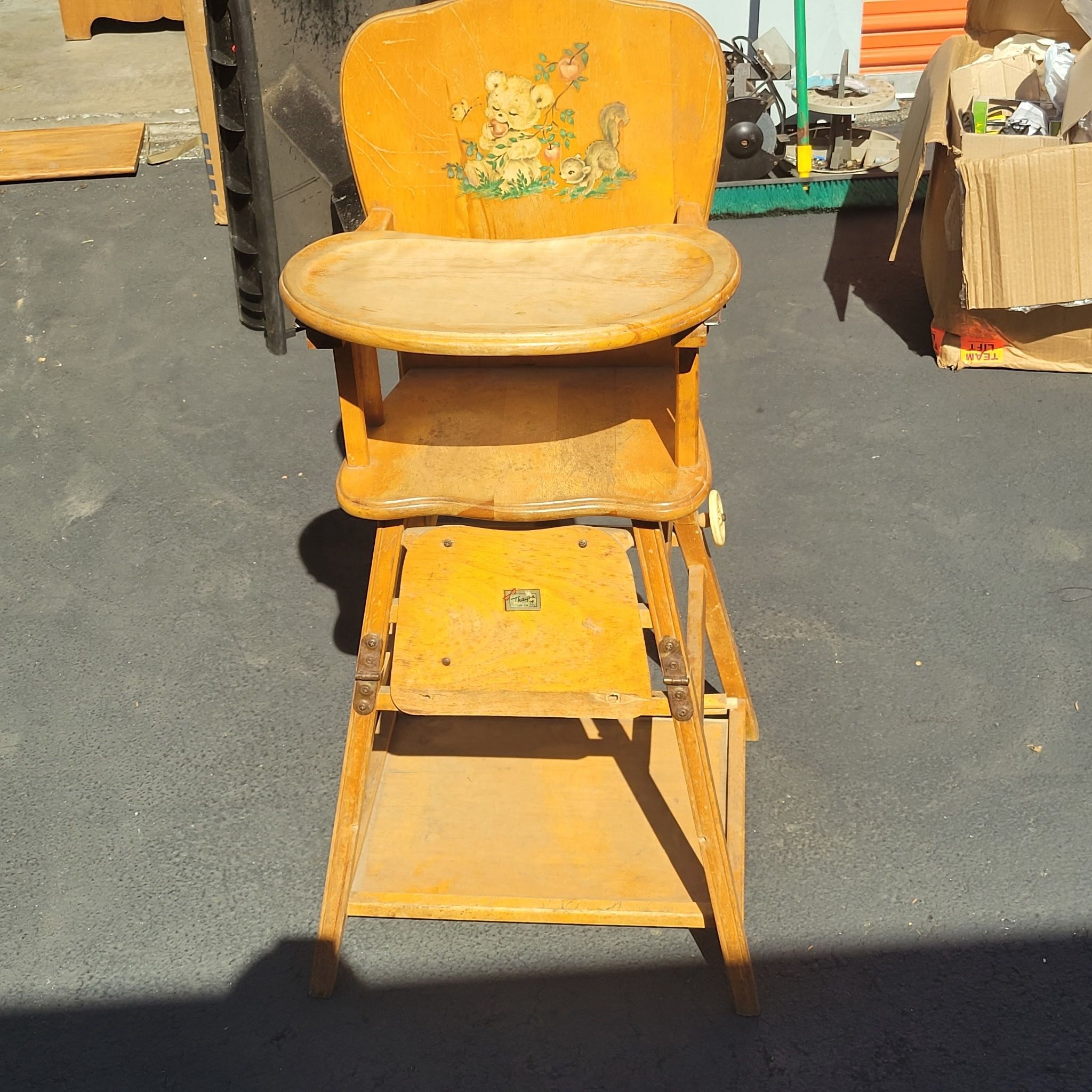 Vintage Kids High Chair