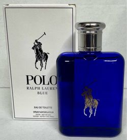 Polo Blue Ralph Lauren Eau the Toilette 4.2 Fl. Oz./125 Ml. Tester Bottle