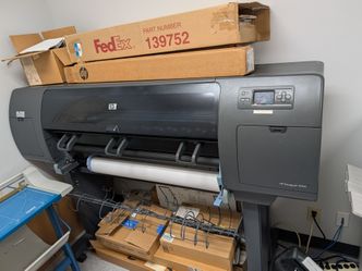 HP DesignJet 4000 42" Large Format Plotter - Turns On / As-Is