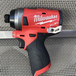 Milwaukee Brushless 1/4” (6mm) Hex Impact Driver 12v. Used.
