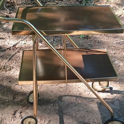 Rid Jid Folding Portable Bar Or Serving Cart Retro 1960's 