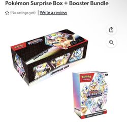 Pokémon Surprise Box + Prismatic Evolution Booster Bundle
