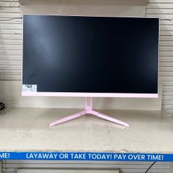 Pink Computer Monitor 