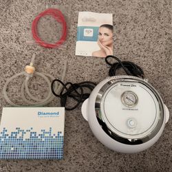 3 in 1 Diamond Microdermabrasion Machine, TopDirect Facial Skin Care Salon Equipment w/Vacuum & Spray (Strong Suction Power: 65-68cmhg)