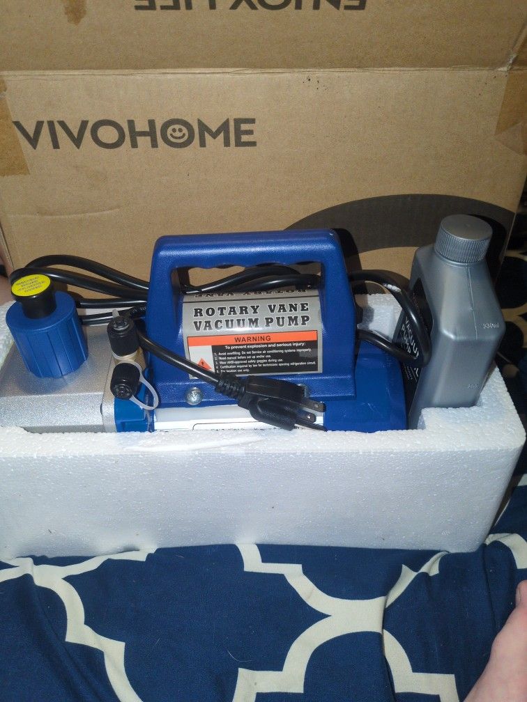 HVAC vacuum Pump Open Box