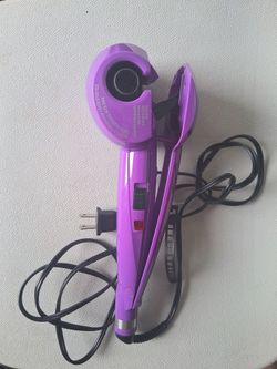 Purple Automatic Hair Curler