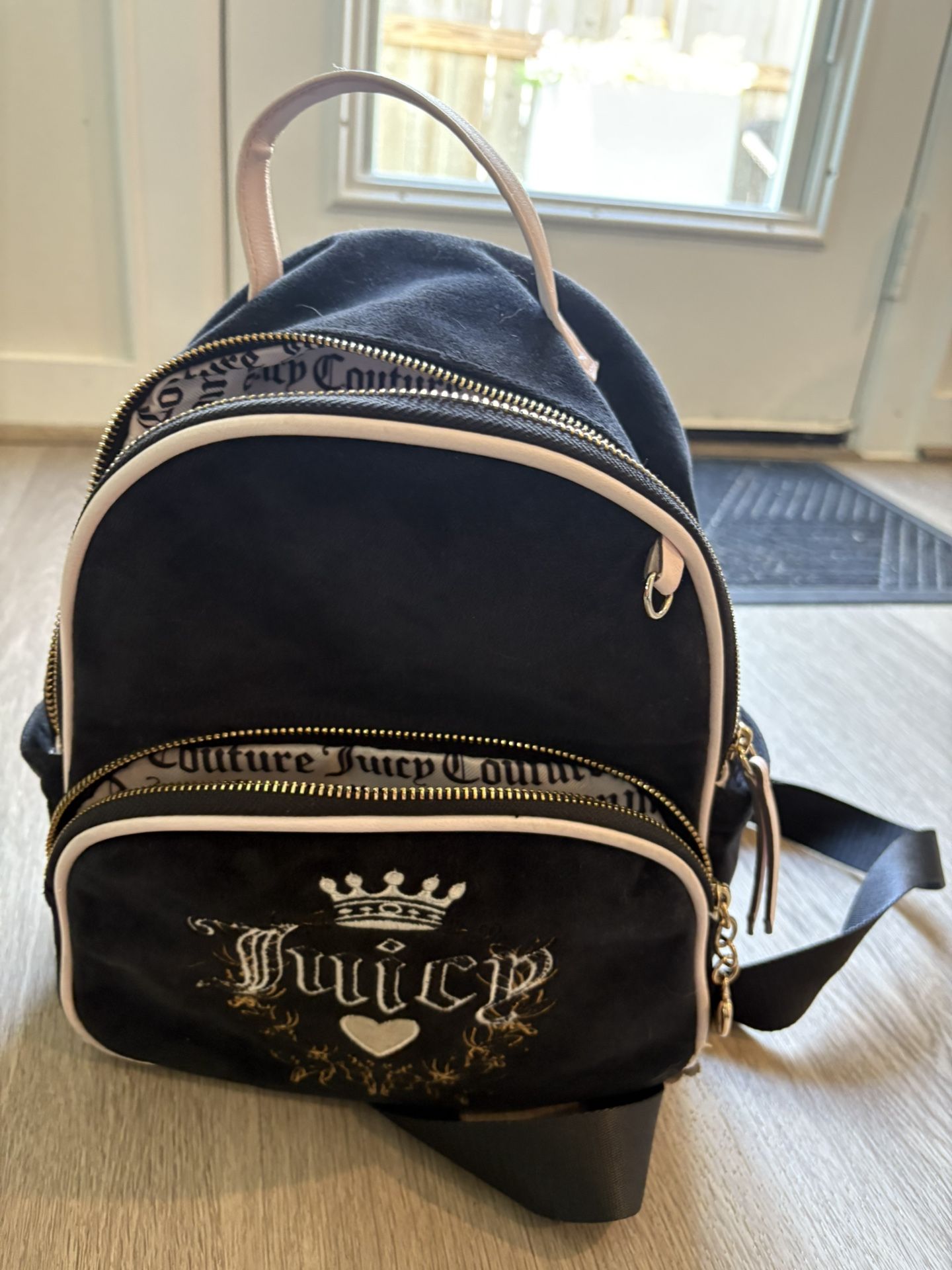 Black Juicy Couture Backpack Purse
