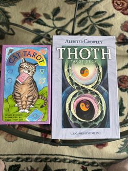 Boxes opened perfect condition Tarot card decks