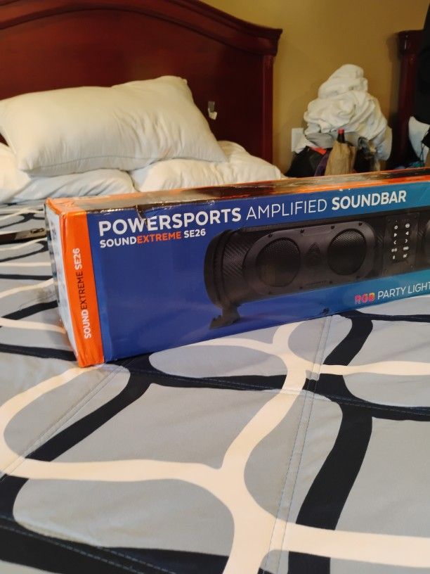 Power sports Amplified Sound Bar EcoxGear 500 W