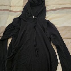 Hello Miz Hooded Black Dress W/ Long Sleeves Size S - REDUCED!!