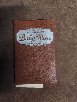 Baby mine vintage 1930s book