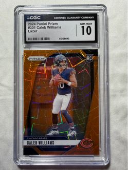 2024 Panini Prizm Caleb Williams Lazer Rookie RC CGC 10