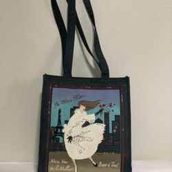 Frankie & Johnnie Paris Sequined Beaded Tote Eiffel Tower Canvas insulated Bag