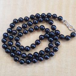 Black Pearl Necklace 