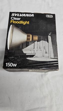 SYLVANIA GTE Clear Floodlight Bulb 150W - Flood Light Bulb