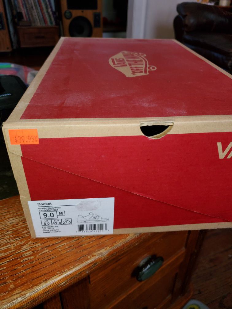 Vans shoes new wrong size for son $25. Firm