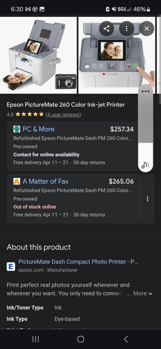 Picture Mate Printer