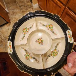 2 Vintage Divided Dishes Japan $22 each