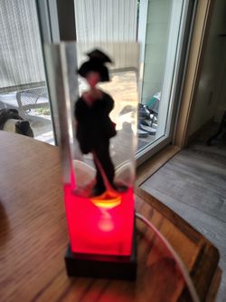 Vintage Lucite Geisha Doll Table Lamp